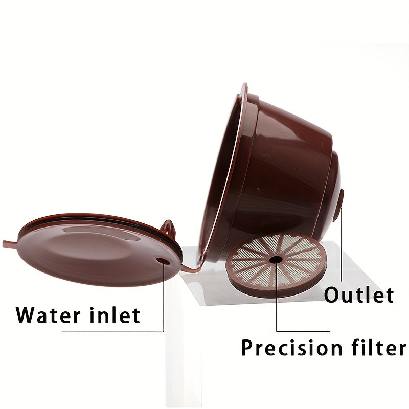 Nescafe Dolce Gusto mashinalari uchun 3 ta qayta ishlatiladigan qahva kapsulalari plastmassadan tayyorlangan