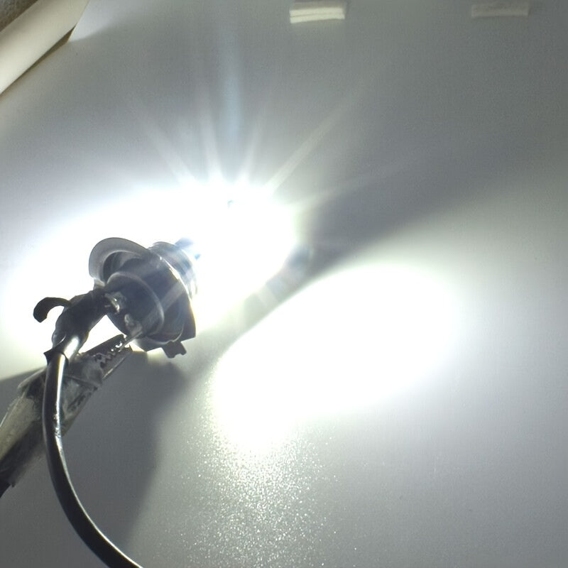 2шт. LED-лампочки для автомобильных фар 6000K белого цвета, высоко/низко лучевые, противотуманные фары, лампы для езды