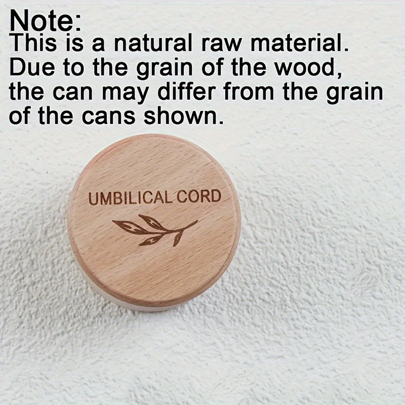 Wooden Keepsake Box for Newborn Baby Memory Storage Portable Gift