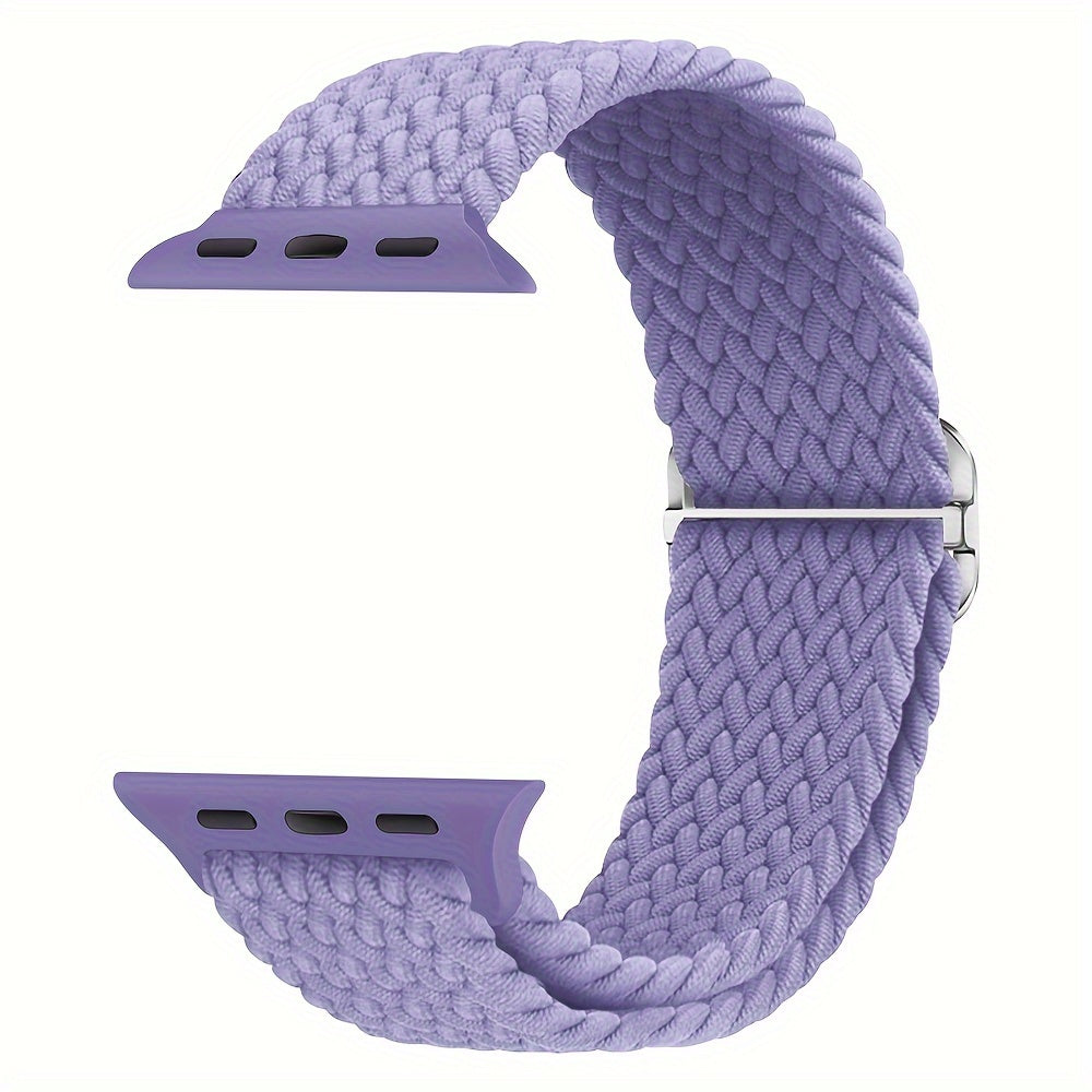 Silicone Braided Watch Band for iWatch Series 1-8 38mm-49mm Men Women