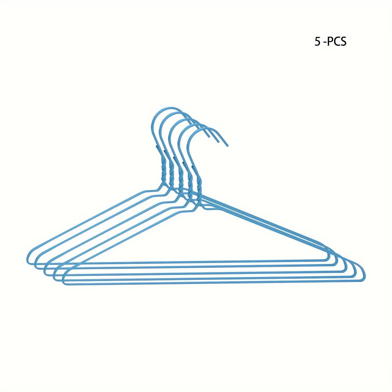 Non-slip Plastic Clothes Hangers Sets of 5 10 20 Heavy Duty Wardrobe Closet Organizers