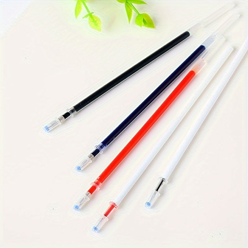 100pcs Gel Pen Refills 0.5mm in Red Blue Black Ink for Office School Supplies