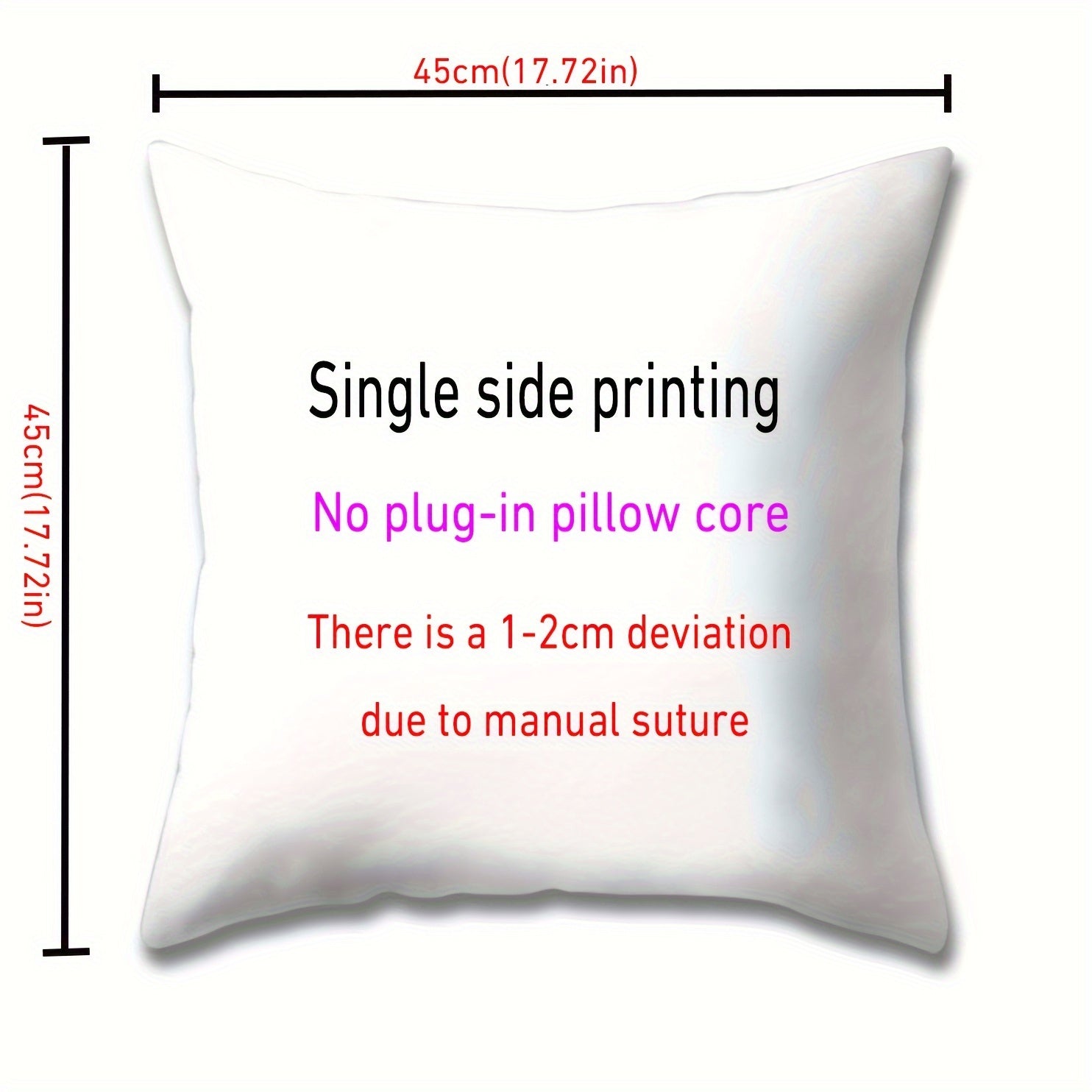 Set of 4 Christmas Throw Cushion Covers Wreath and Tree Prints Polyester 45cm