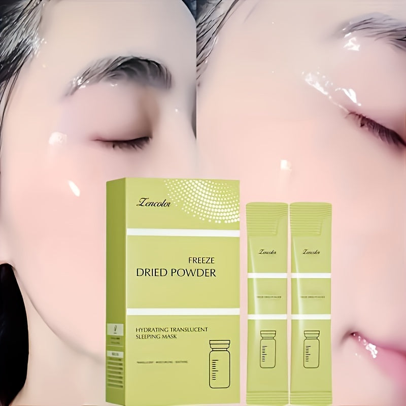 Hypoallergenic Moisturizing Sleep Masks for All Skin Types, 20 Disposable Facial Masks