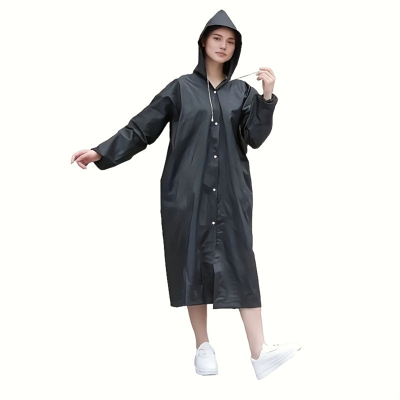 Waterproof Hooded Raincoat for Outdoor Activities Hiking Fishing Motorbike Riding