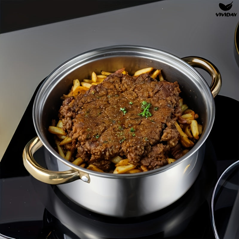 12-ta qismli oshxona to'plami, yopishmaydigan qozonlar, zanglamaydigan po'latdan yormalik, sut qozoni, sho'rva qozoni, sovg'a