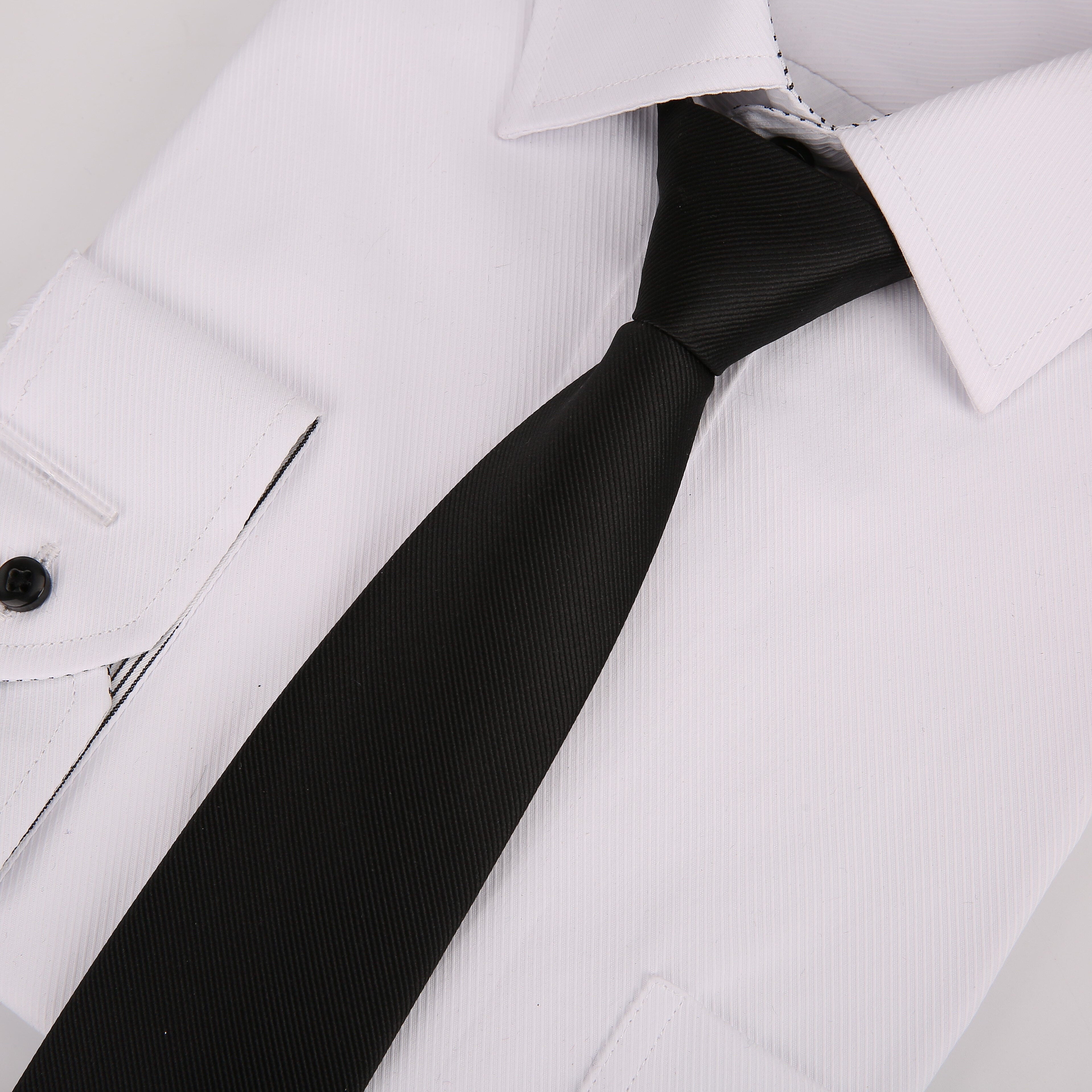 Men's Adjustable Solid Ties for Business Attire and Gifting