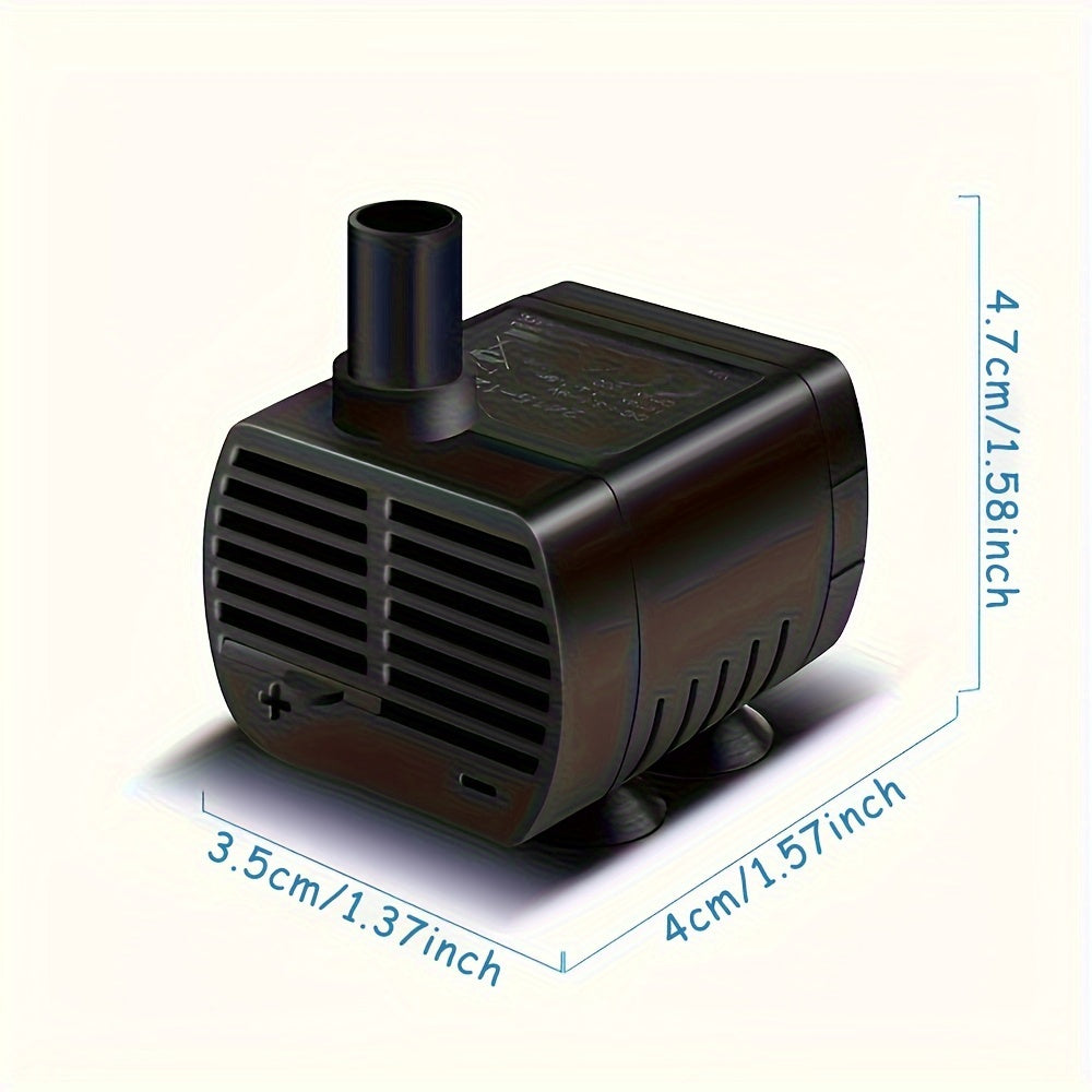 Mini USB Water Pump 200L/H Brushless Motor for Fish Tanks Fountains Filters