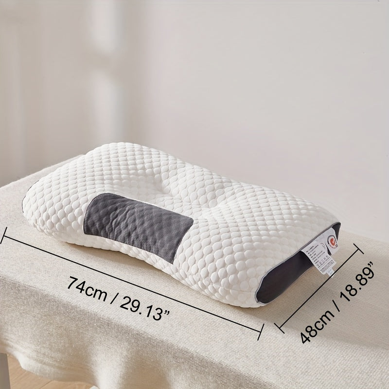 Knitted Massage Pillow Ergonomic Support Soft Comfort for Adults