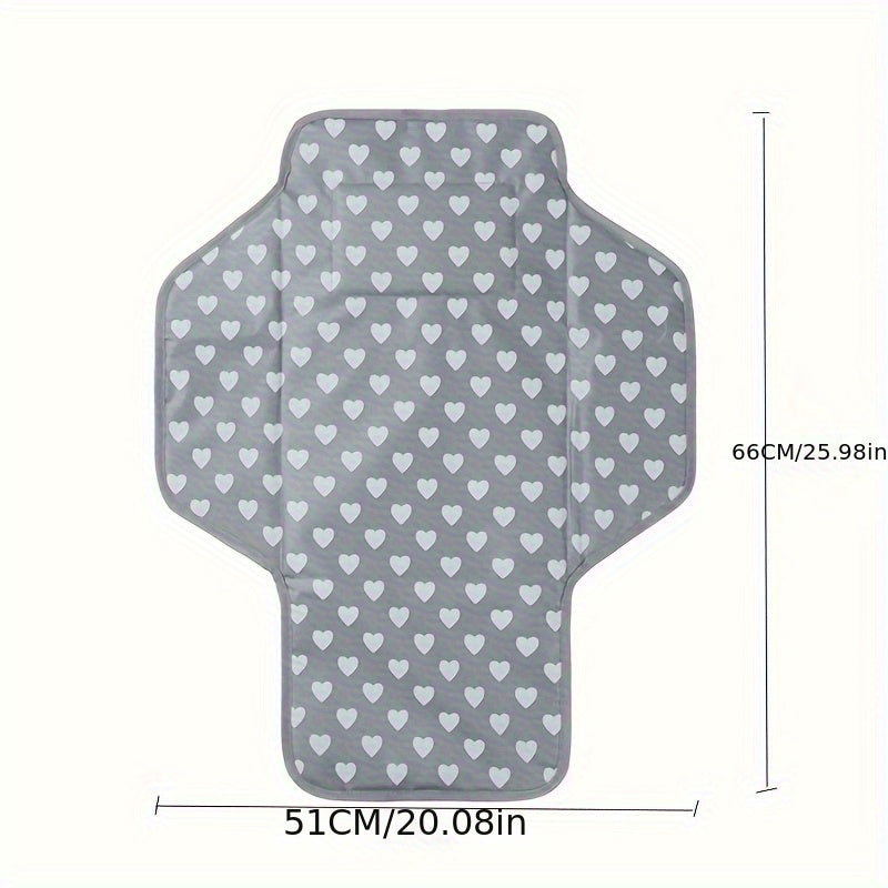 Waterproof Portable Diaper Changing Pad for Travel Lightweight and Compact