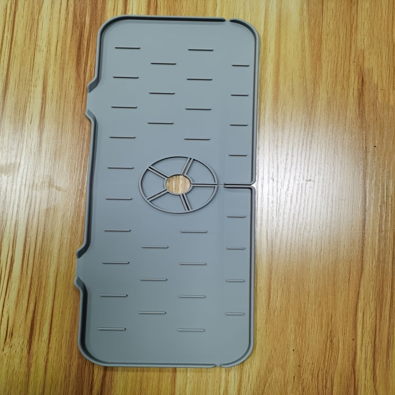 Silicone Drip Tray with Splash Guard Waterproof for Kitchen Bathroom Countertops