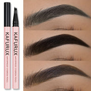 Waterproof Eyebrow Pencil with 4-Split Head for All Skin Types Beginners