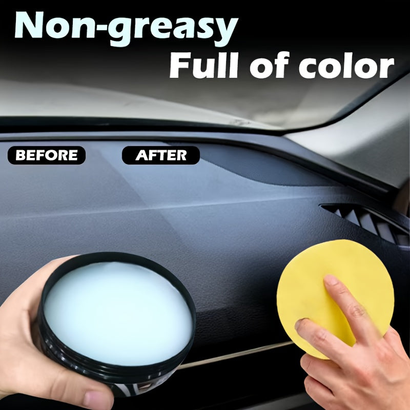 Воск для ухода за салоном автомобиля, восстановление кожи и пластика, 160 г