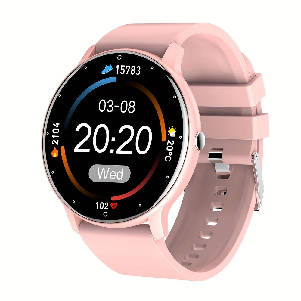 Smart Watch with Call Function Wireless 5.2 TFT Display Silicone Strap Multi-Sport Weather Forecast