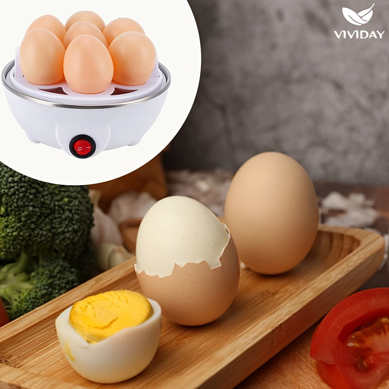 Egg Cooker with Visual Window One-Touch Switch Auto Power-Off Mini Heating Multi-Functional 220V