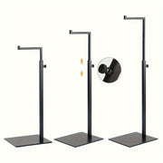 Soporte ajustable para exhibición de bolsos en acero inoxidable, soporte para bolsos para comercio minorista o hogar