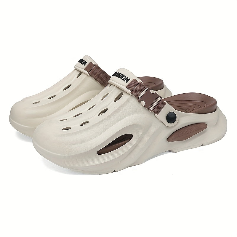 Women's Breathable EVA Clogs with Non-Slip Sole, Adjustable Strap, Summer Outdoor
