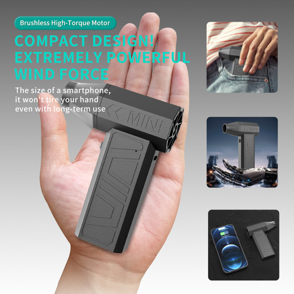 Mini Jet Hairdryer Handheld Fan 90,000 RPM Electric Air Blower Compact Durable