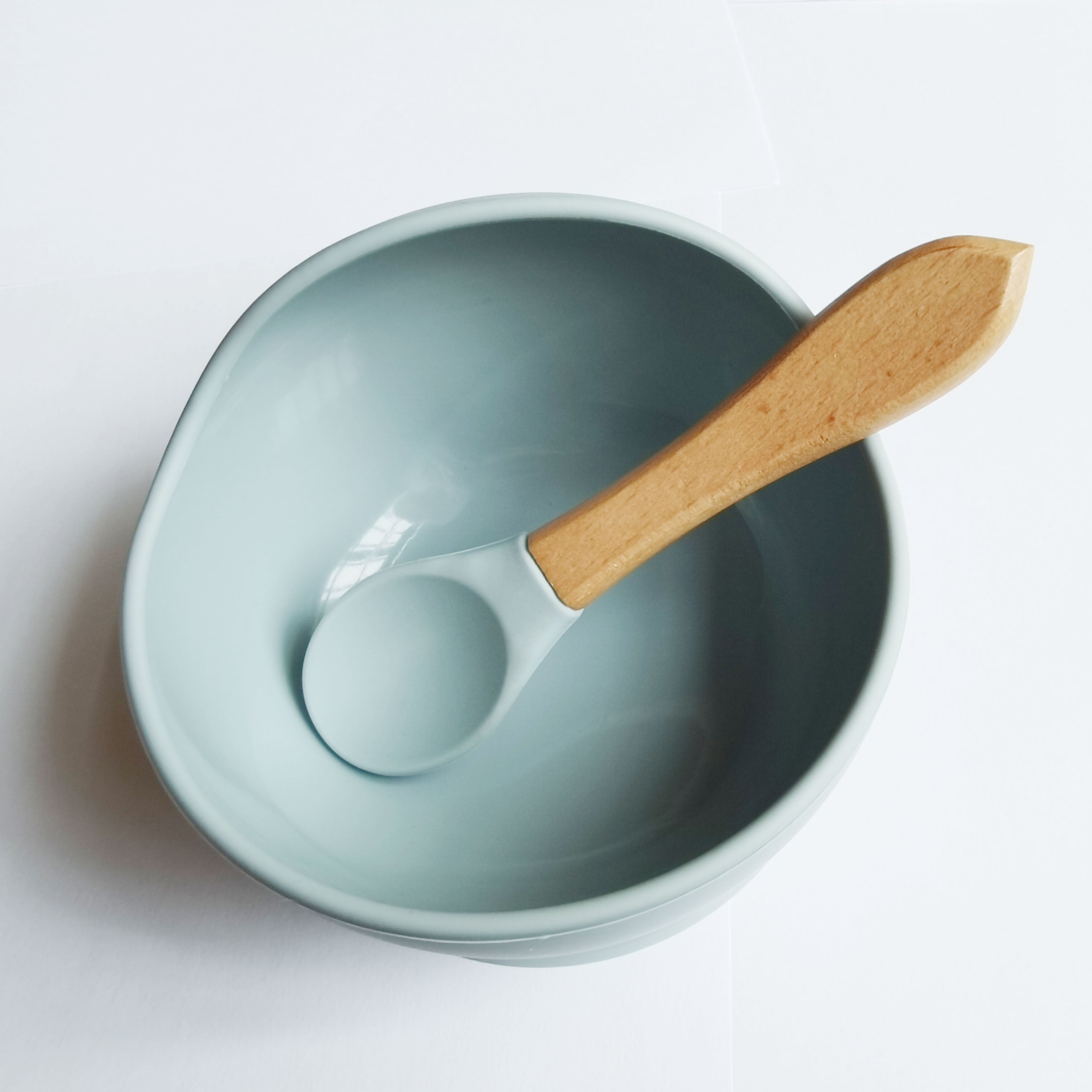 Baby Feeding Set with Silicone Bowl and Spoon for Toddlers Non-Slip Suction Cup Gift