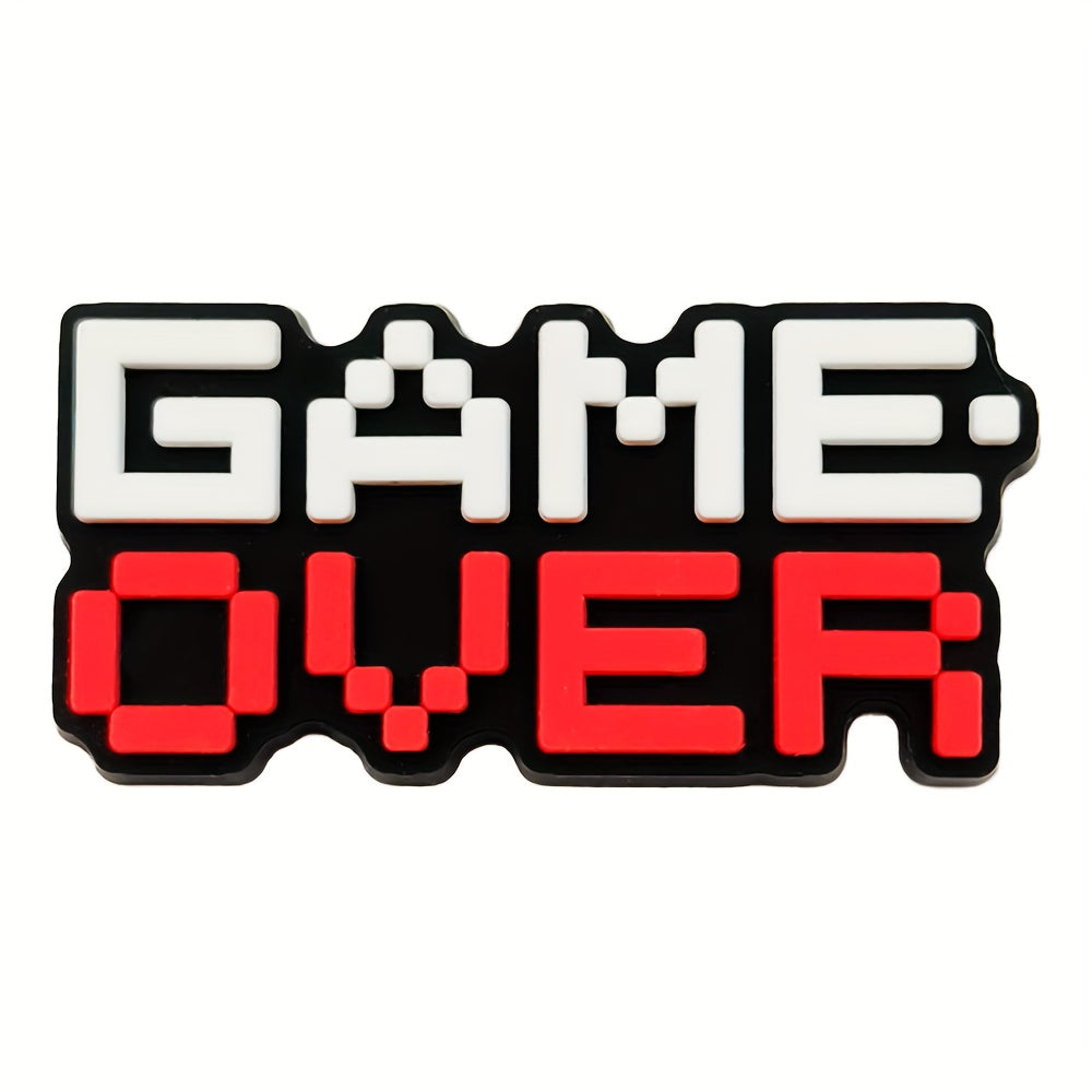 Kids Shoe Charms 18Pcs PVC DIY Game Console Theme Button Sandal Accessories