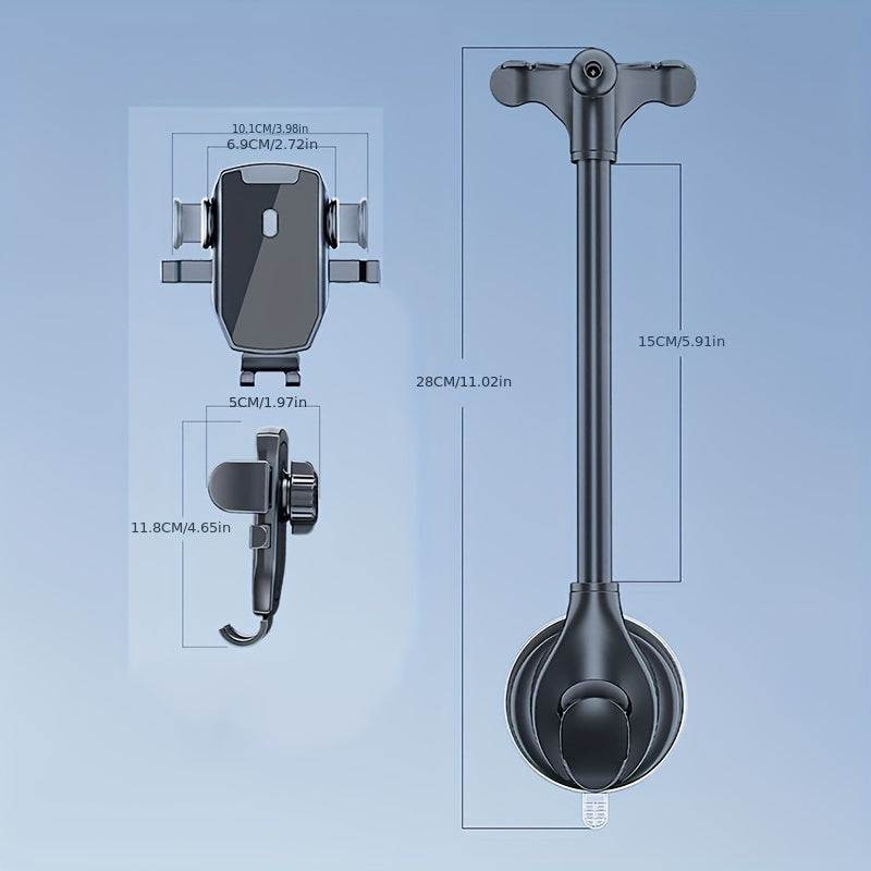 Car Phone Holder Dashboard Mount High Suction Cup Navigation Stand