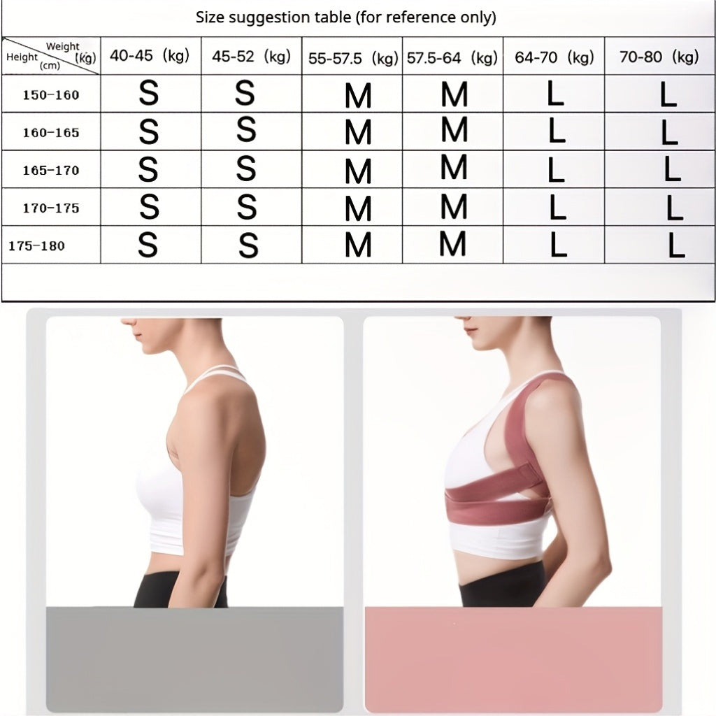 Невидимый пояс для коррекции осанки для женщин, регулируемый выравниватель позвоночника, поддержка горбатой спины