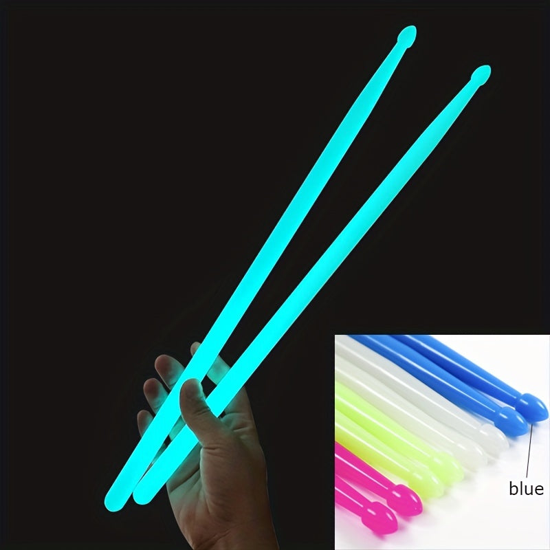 Fluorescent Green Nylon Light-Up Drumsticks for Professionals and Beginners