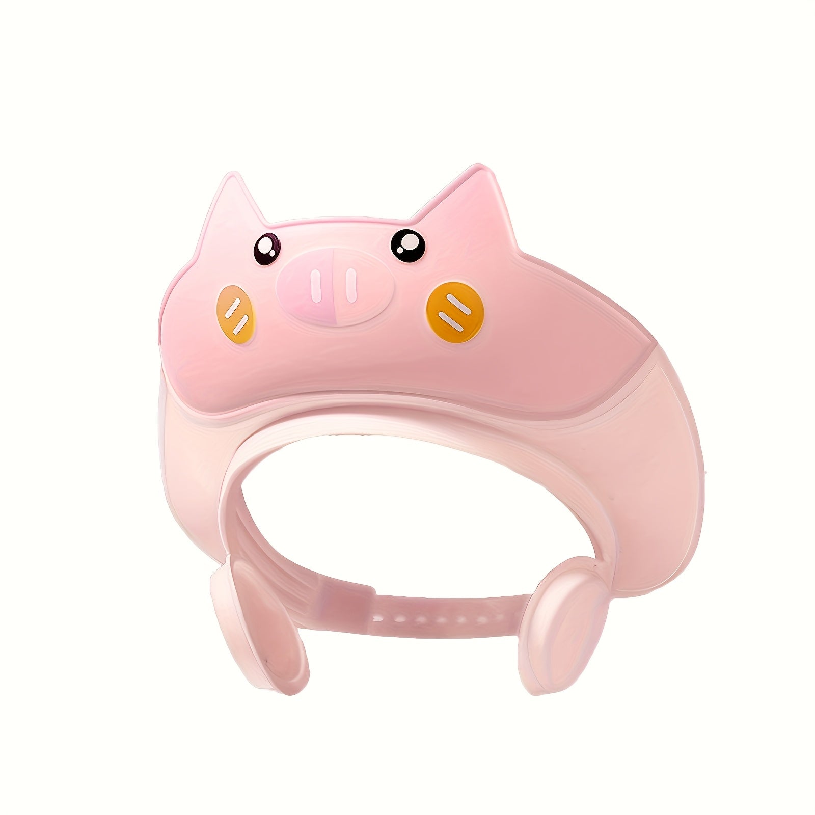 Baby Ear Protection Cap Silicone Waterproof Bathing Hat for Infants and Toddlers Blue Pink Yellow