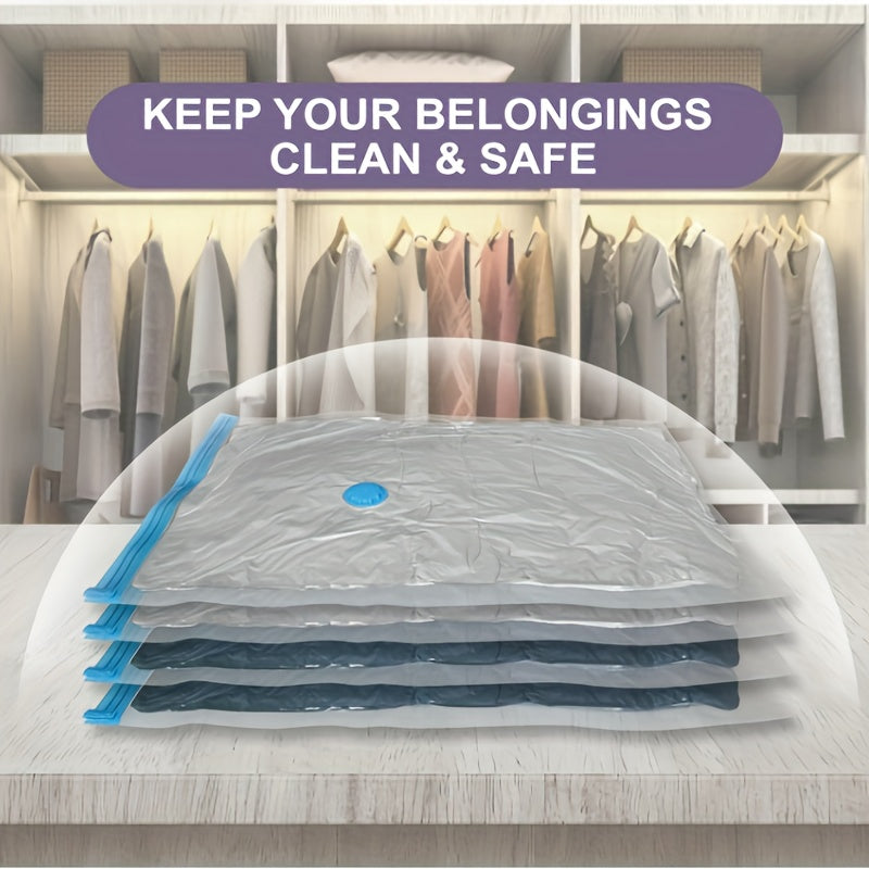 Vacuum Storage Bags Set 30 Pieces with Various Sizes for Clothes Bedding and Quilts