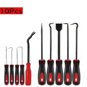 10-Piece Automotive Pick Set for Oil Seals Gaskets and O-Rings Removal