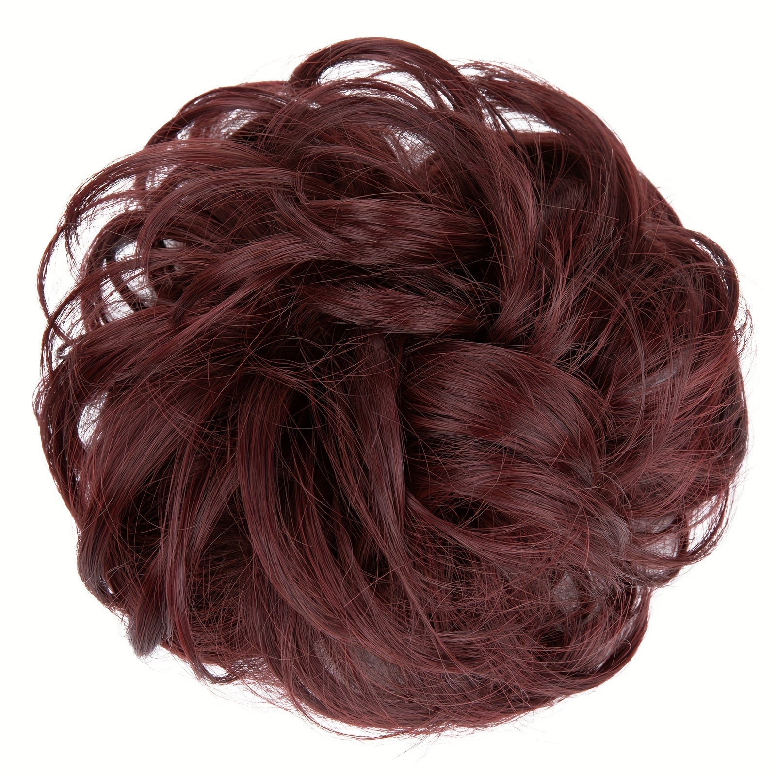 Women's Hair Wig with PET Material, High Gloss, Sewn Connection, 50g