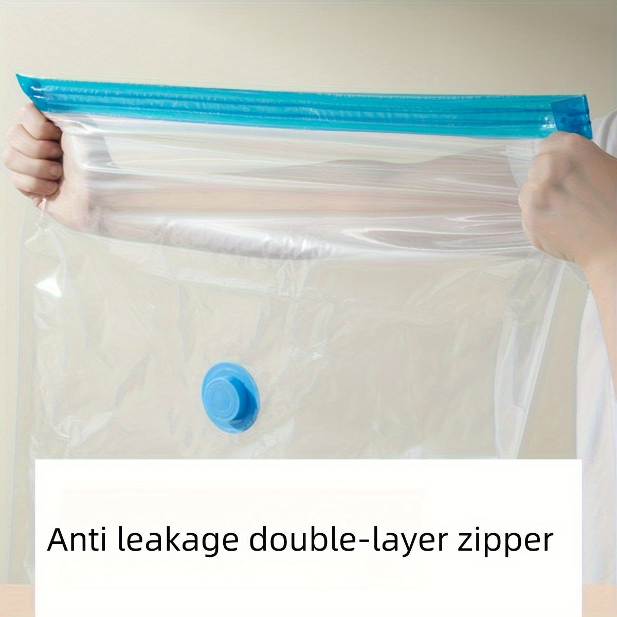 Pack of 6 Vacuum-Sealed Storage Bags 50.8x71.12 cm Compression Plastic for Clothes Bedding