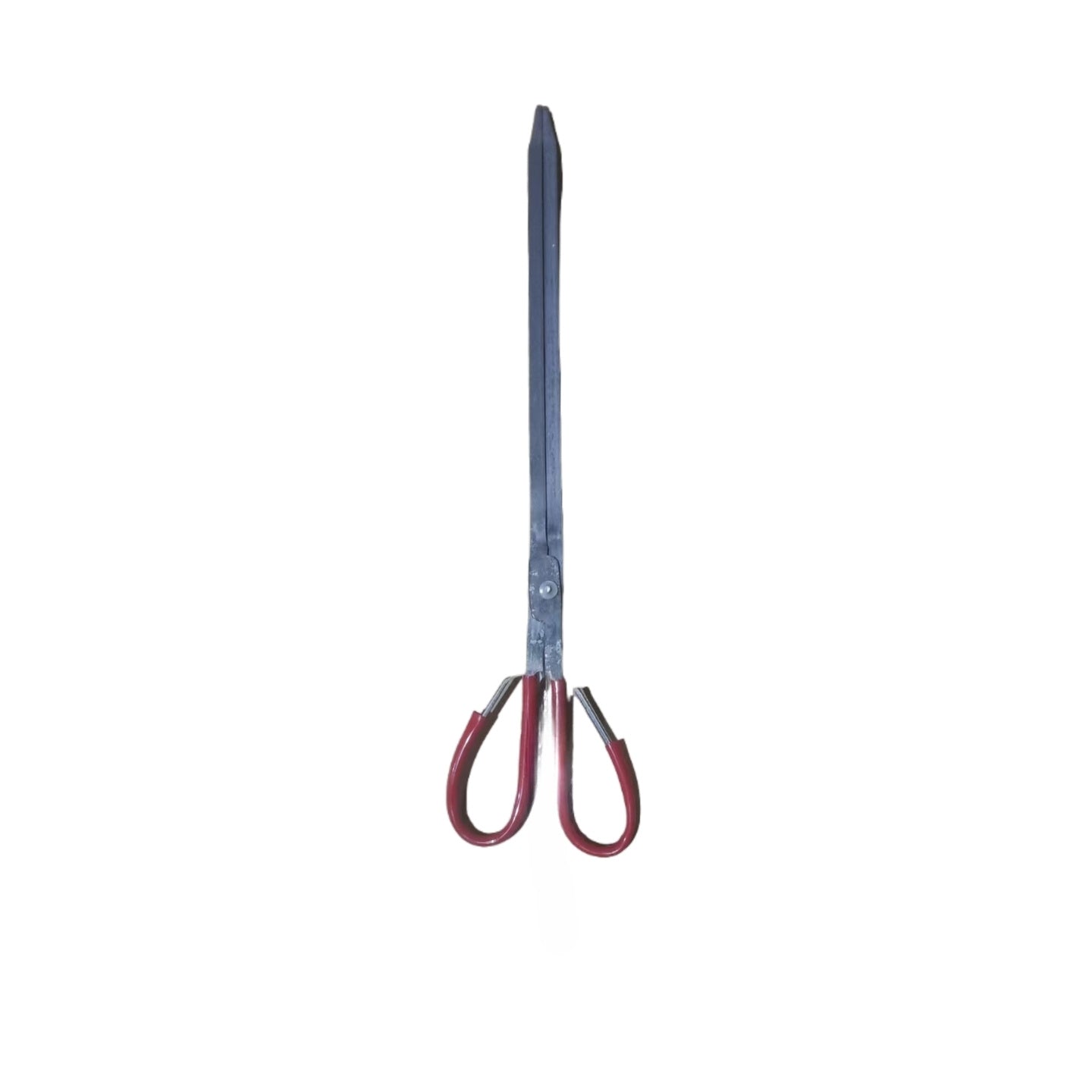 Durable Metal Fireplace Tongs with Long Handle for Charcoal and Logs