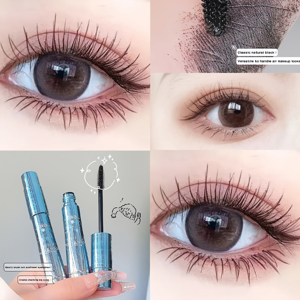 Dense Slender Waterproof Mascara for Natural Curling Lengthening Volumizing Black