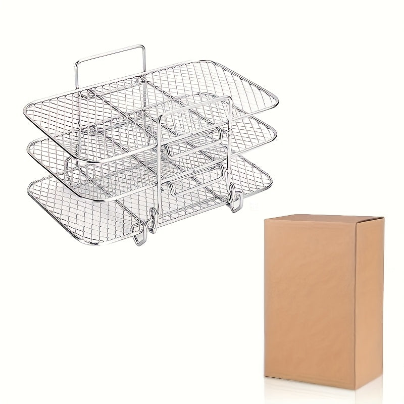 Stainless Steel Cooking Rack for Frying Grilling and Outdoor Barbecuing