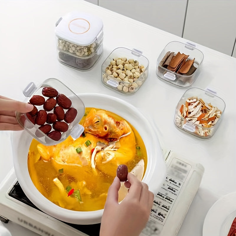 Stackable Airtight Food Storage Containers with Lids BPA-Free Kitchen Organizer