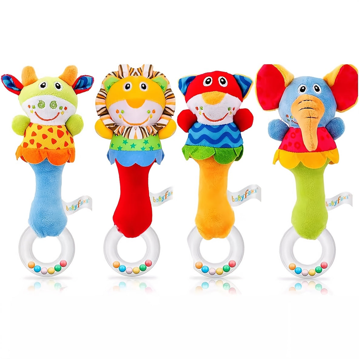 Baby Toy Handheld Shaking Bell Plush Toy for Infants and Toddlers