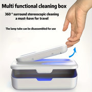 Portable 360° Personal Cleaning Device with Removable Lamp for Travel