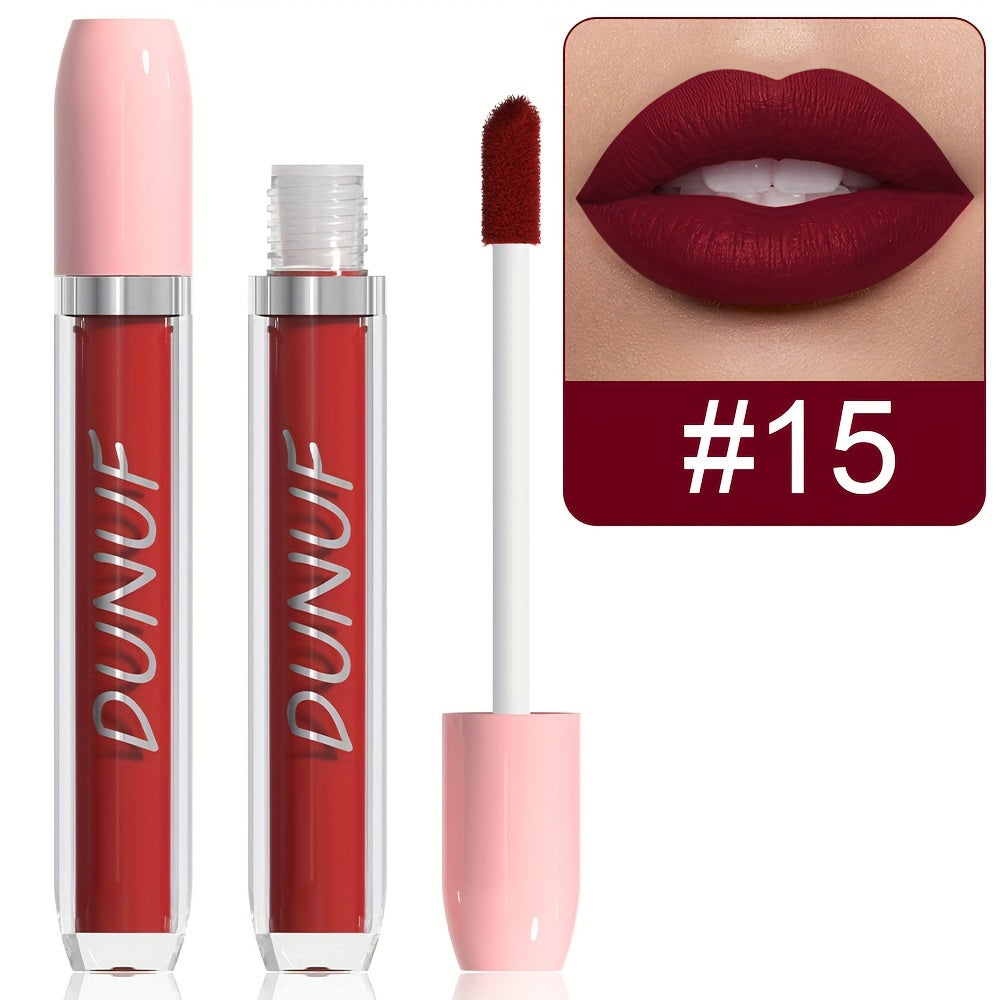Set de labiales mate para mujer, 25 colores, a prueba de agua, de larga duración, tonos rojos