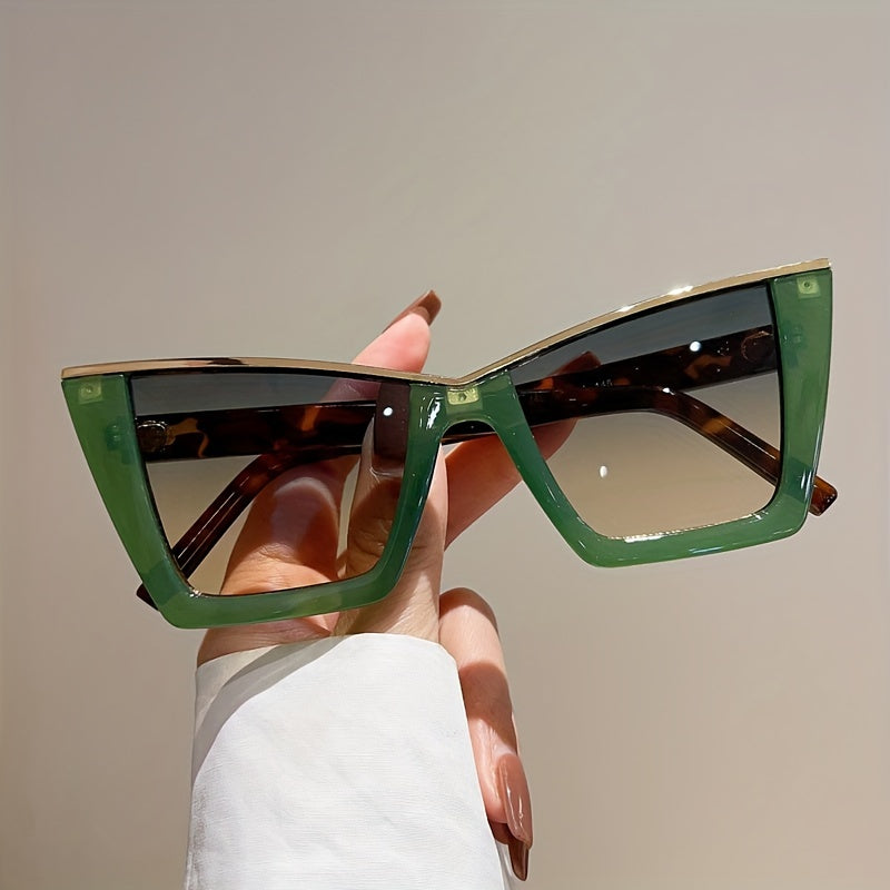 Vintage Cat Eye quyosh ko‘zoynaklari ayollar va erkaklar uchun, anti-yorug‘lik, UV himoyasi, partiyalar, plyaj klublari uchun