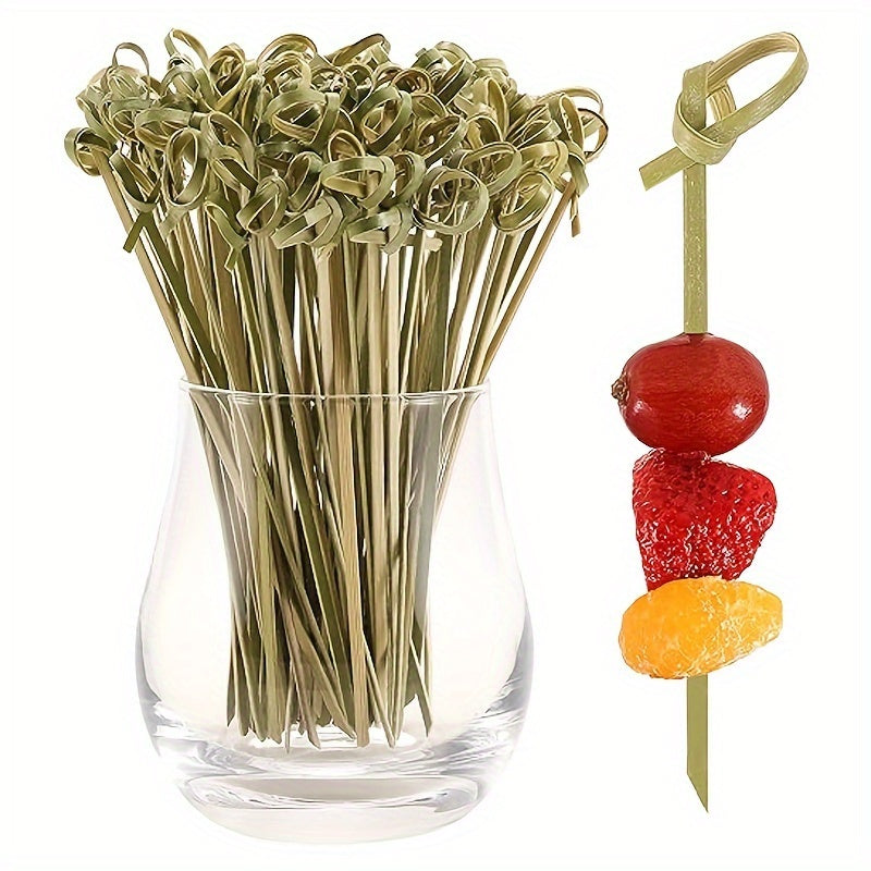 Pinchos de cóctel de 15.24 cm para aperitivos y decoraciones, paquete de 100