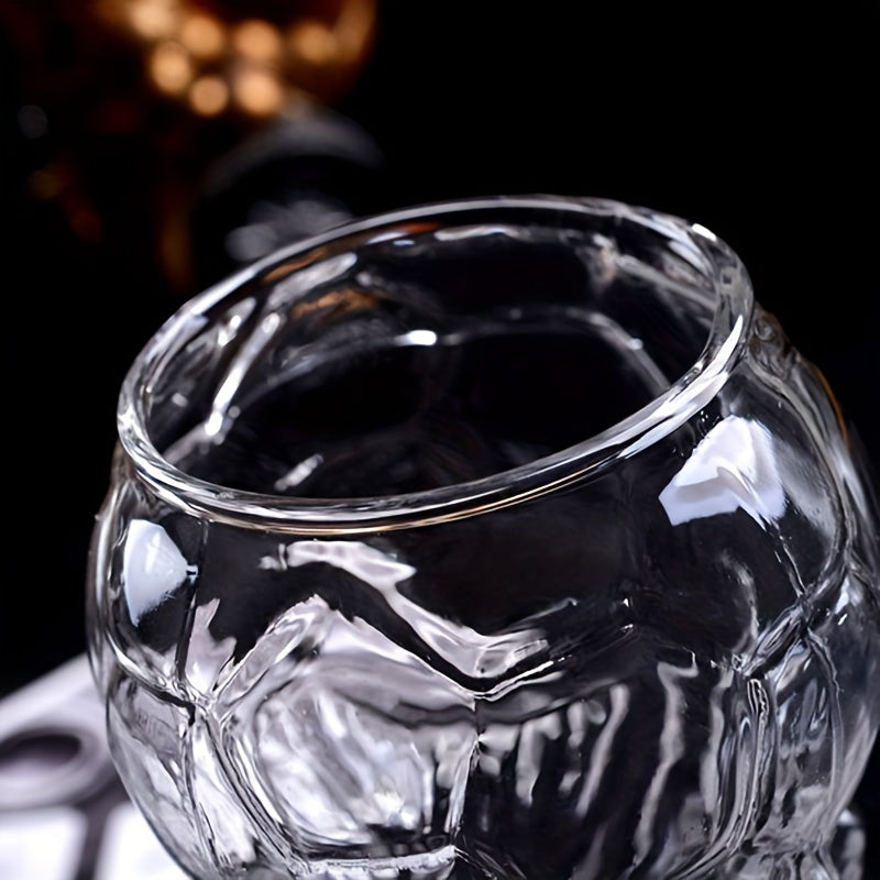 Clear Glass Beer Cup 450ml 15.2oz Outdoor Drinking Glass for Beer and Sports