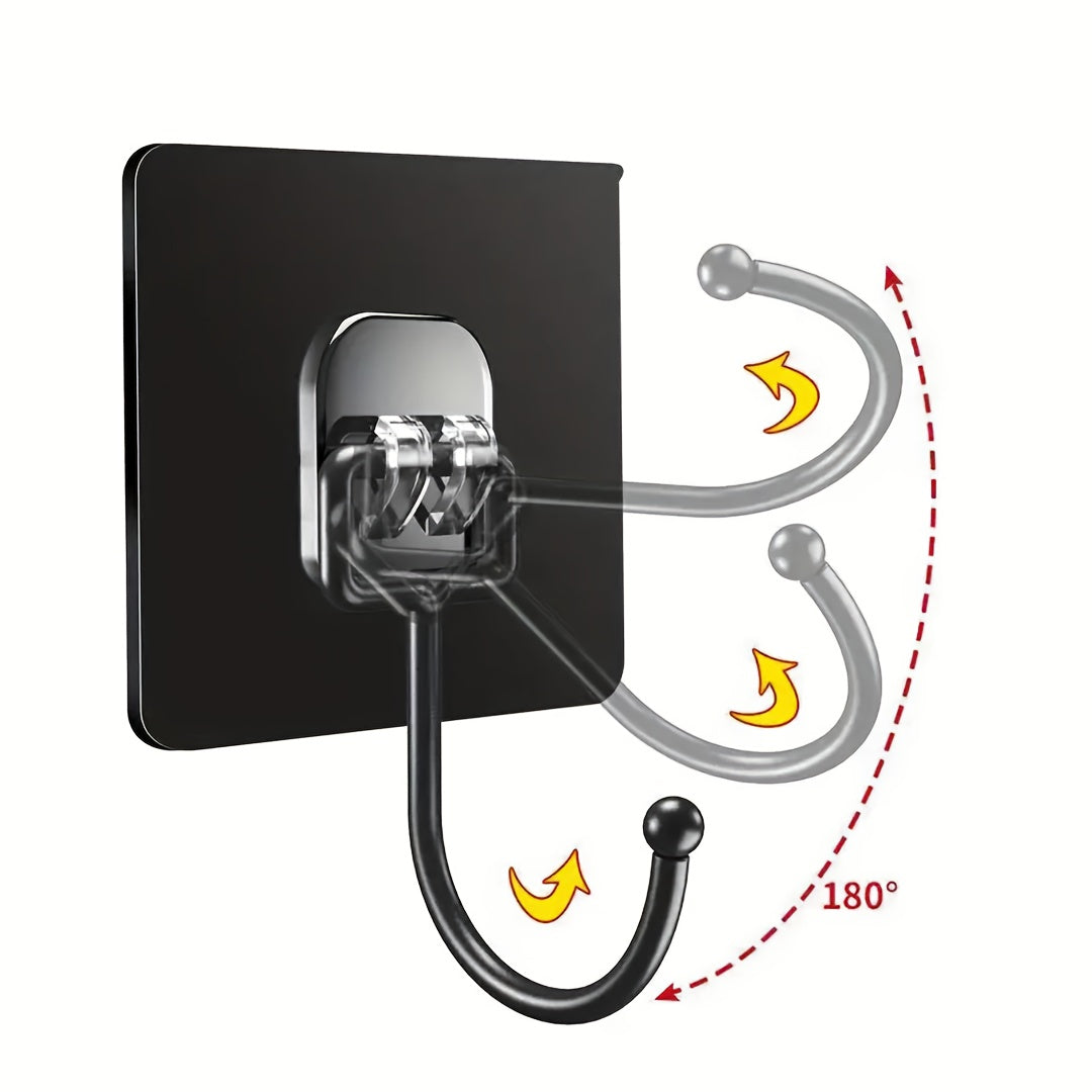 Ganchos de pared autoadhesivos de uso pesado, impermeables, para baño, cocina, toallas, llaves