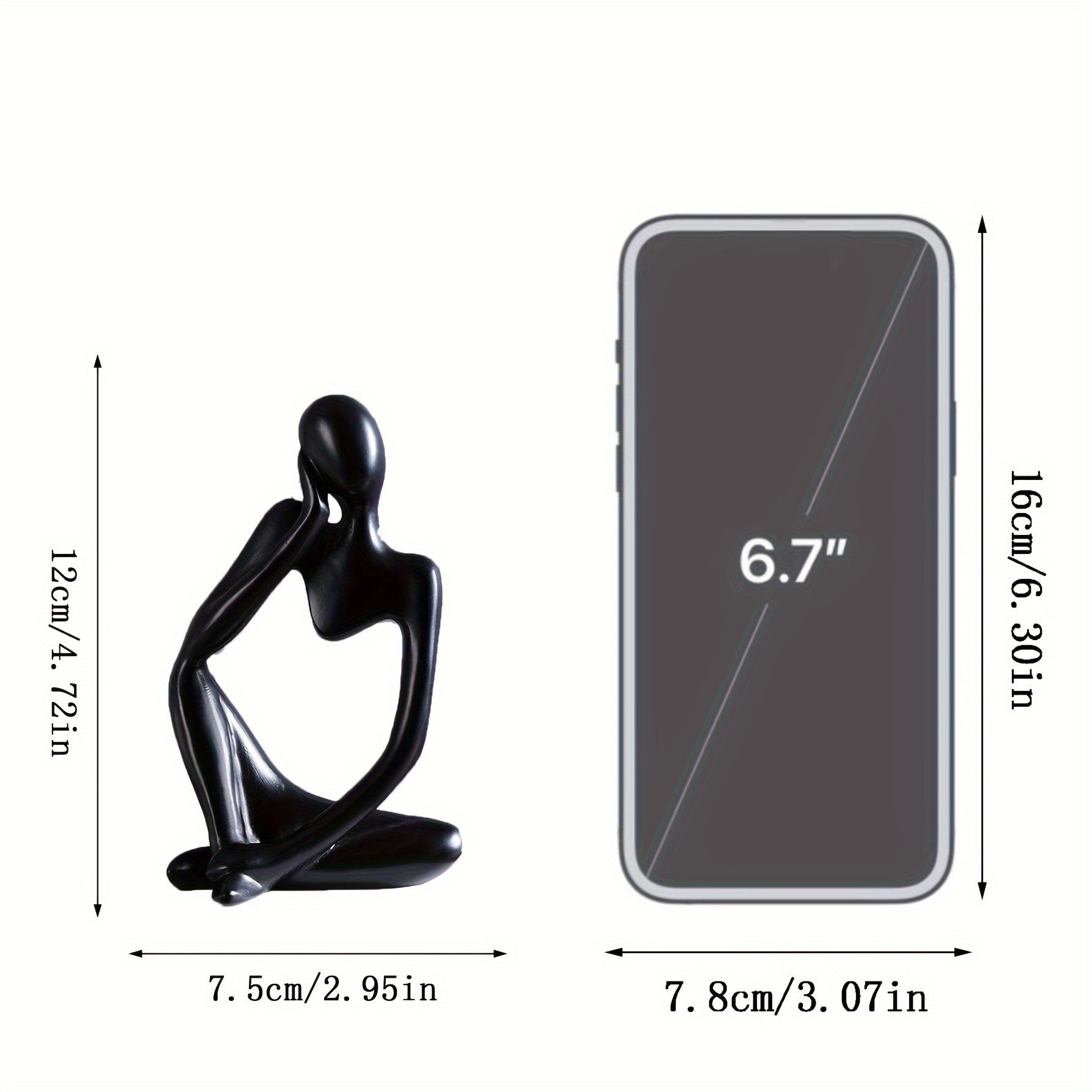 Resin Character Figurines for Home Office Decor Small Decorative Statues