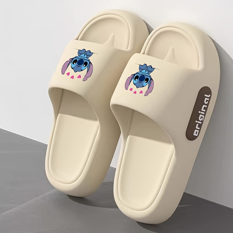 Women's EVA Slippers Soft Indoor Outdoor Cute Cartoon Print Thick Sole