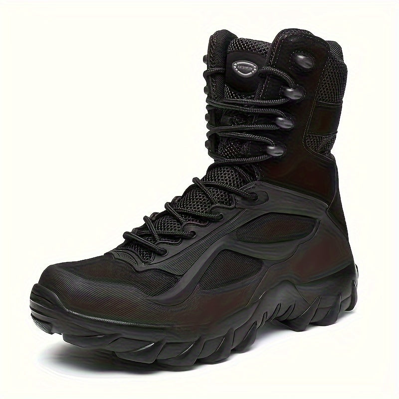 Men's Hiking Boots High-Top Outdoor Shoes with EVA Sole