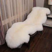 Artificial Wool Cushion 12cm Long Soft Floor Rug Seat Pad Durable Cozy
