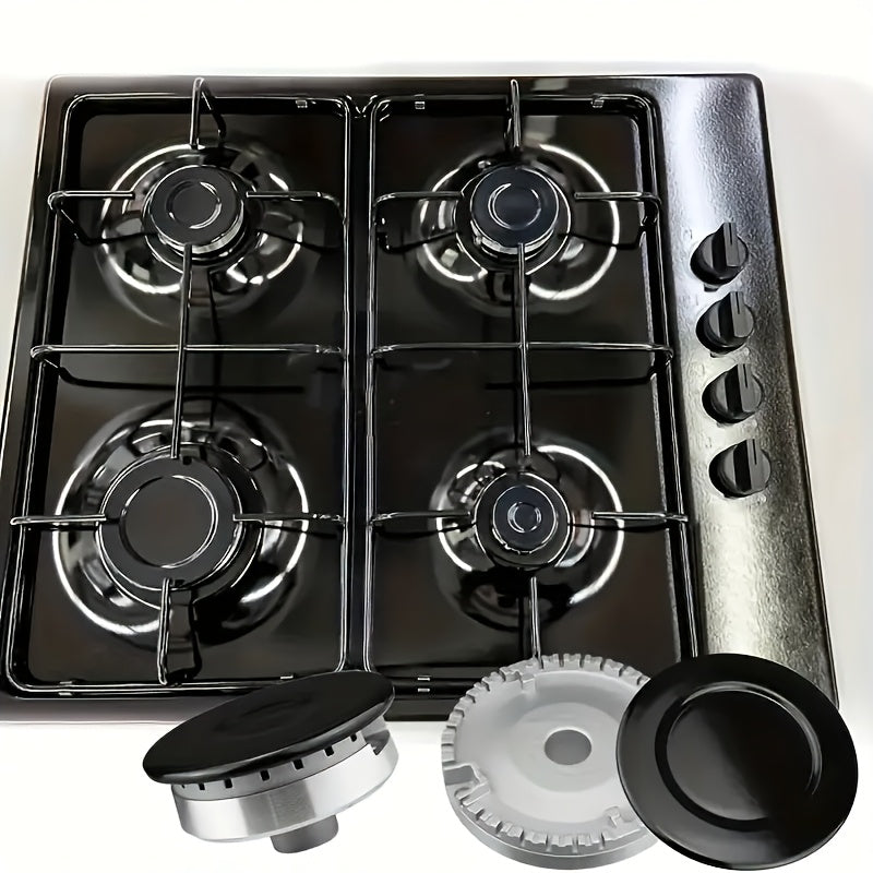 Набор из 4 крышек для газовых плит Sabaf, прочные запасные крышки различных размеров (55мм, 75мм, 100мм) без батареек.