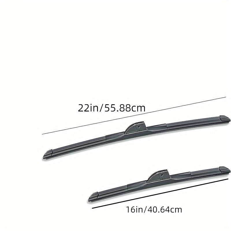 Universal J-Shaped Windshield Wiper High Quality Boneless Second Gen