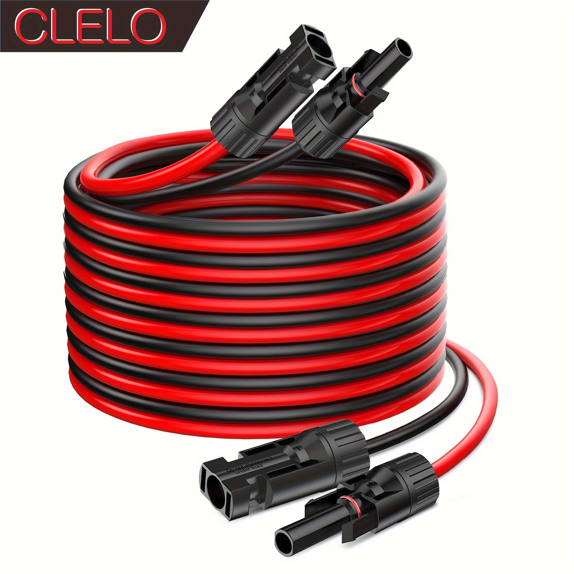Cable de extensión para panel solar 14AWG con conectores hembra y macho para estación de energía portátil para autocaravana